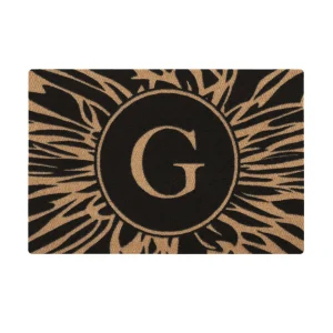 Neighburly Dahlia Monogrammed Doormat